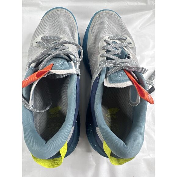 Karhu Ikoni Hiking Trail Running Shoes Comfort Size 8 Mirage Gray Deep Lagoon - Picture 3 of 10